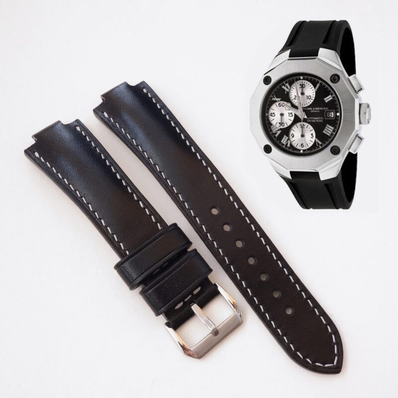 Baume_Mercier_ Riviera_black_strap_1