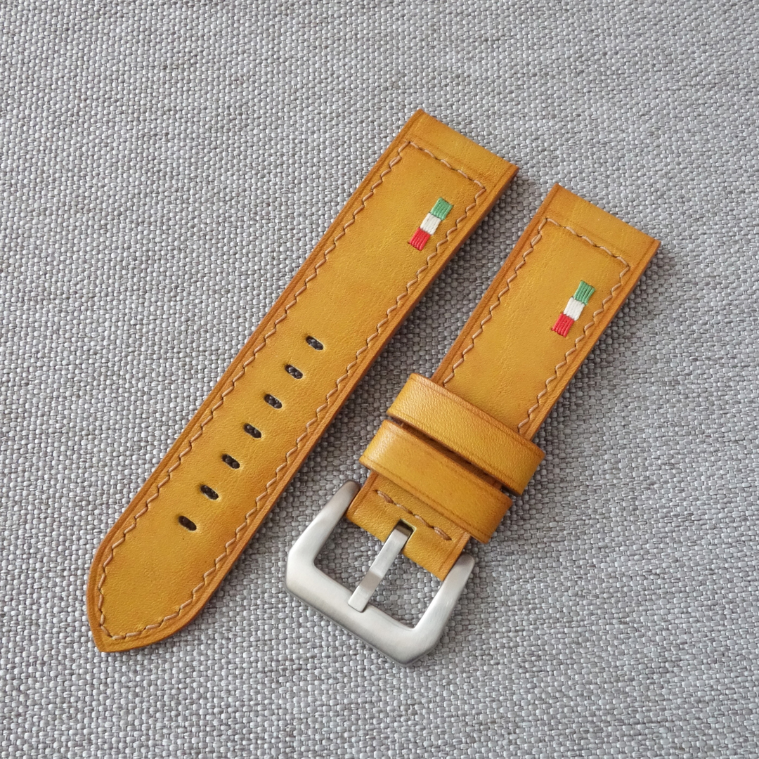 Handmade watch strap for Panerai, Replacement watchband PAM style. Fits most Panerai models: Luminor, Submersible, Radiomir.